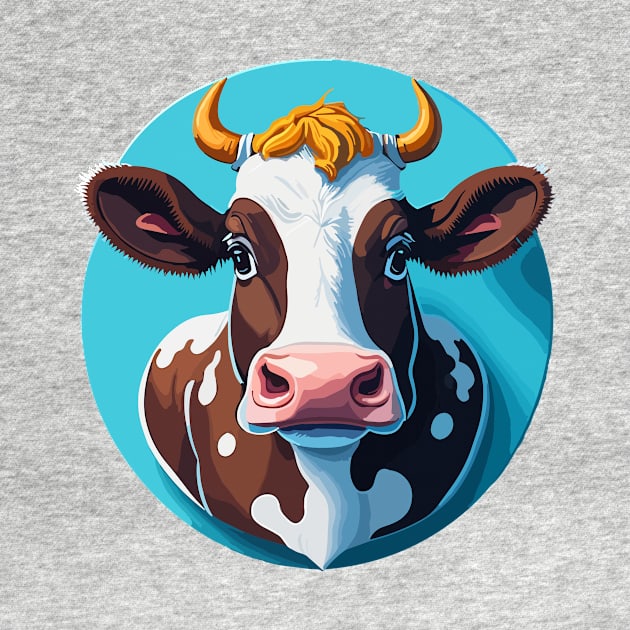 Cow Portrait by SpriteGuy95